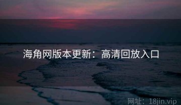 海角网版本更新：高清回放入口