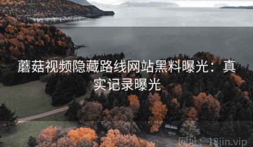 蘑菇视频隐藏路线网站黑料曝光：真实记录曝光
